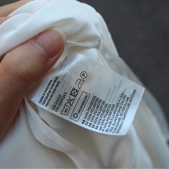 H&M White Satin Shirt - Picture 6 of 7